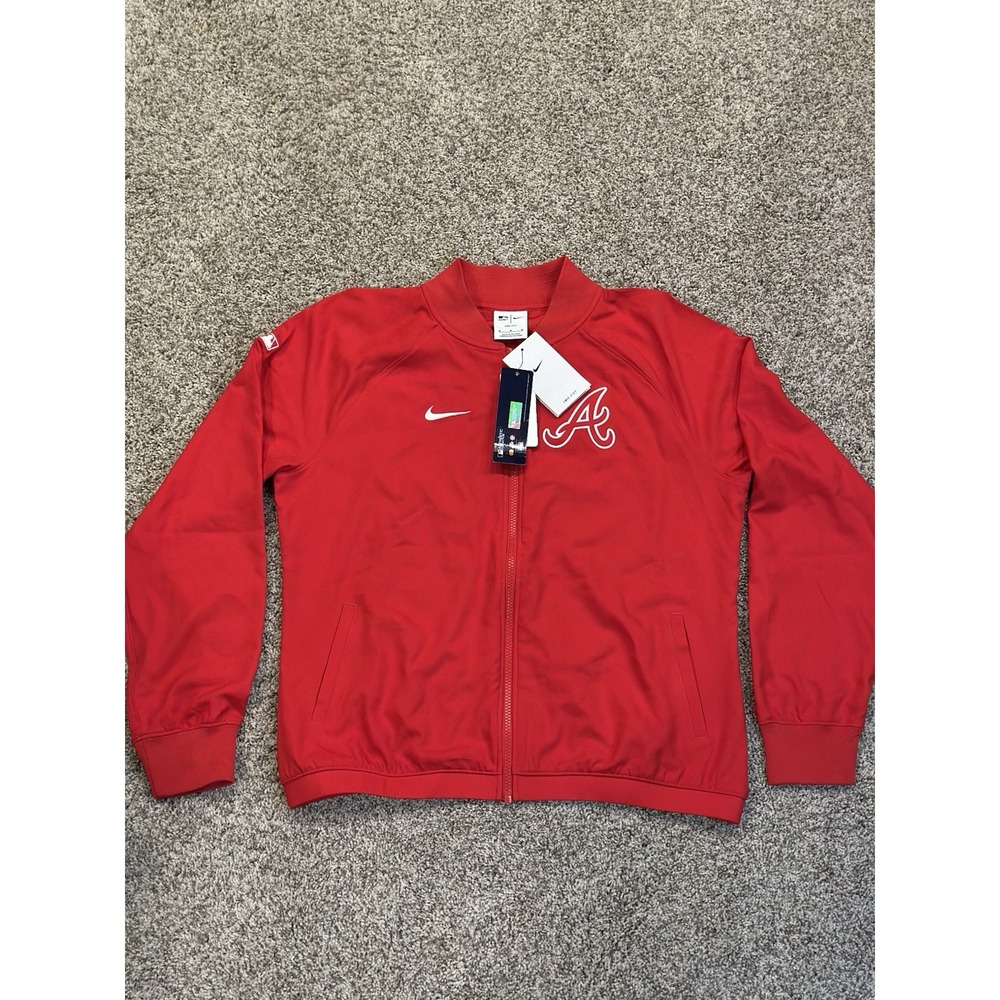 Nike Atlanta Braves MLB Authentic Collection Dri-FIT Full Zip Jacket M NWT